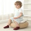 JAKIDAR 12 Pair Baby Toddler Socks Non-Slip Grip Cotton Ankle Socks for Boys Girls Non Skid Soles for Infants Kids, Angola Red, 6-12 Months view 2