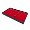 144 Foam Insert Ring Display Tray (Black Tray, Red Foam) - 1 Pack (14  x 8  x 1)  Merchandising/Jewelry Display/Organizer/Multi Purpose Tray view 1