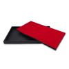 144 Foam Insert Ring Display Tray (Black Tray, Red Foam) - 1 Pack (14  x 8  x 1)  Merchandising/Jewelry Display/Organizer/Multi Purpose Tray view 2