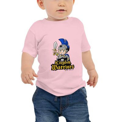 Kingdom Warriors Baby Jersey Short Sleeve Tee Pink