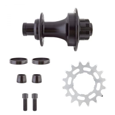 Black Ops Hub RR MX 3200 Bolt Type 1Scas 36 SB Black with 16T x 1/8Cog/Lock-Ring
