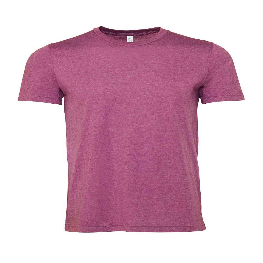Canvas Unisex Tee HthrMagenta LG