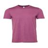 Canvas Unisex Tee HthrMagenta LG view 1