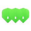 LSTYLE L1 Standard Dart Flights  PRO KAMI  Neon Green  1 Set (3 Flights)  Pre-Molded view 2