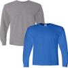 Gildan Men's DryBlend Long Sleeve T-Shirt, Style G8400, 2-Pack 8400-SML-GRAPHITE-Royal view 1