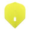 LSTYLE L1 Standard Dart Flights  PRO KAMI  Neon Yellow  1 Set (3 Flights)  Pre-Molded view 3