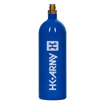 HK Army 20oz Aluminum CO2 Tank - High Pressure Compressed Air System for Paintball & Airsoft Gear - Blue