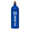 HK Army 20oz Aluminum CO2 Tank - High Pressure Compressed Air System for Paintball & Airsoft Gear - Blue view 1