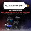HK Army 20oz Aluminum CO2 Tank - High Pressure Compressed Air System for Paintball & Airsoft Gear - Blue view 4