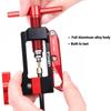 Juscycling Bike Hydraulic Disc Brake Hose Line Cutter and Needle Barb Driver Tool, Bicycle Hose Cutting Machine Compatible with Shimano, SRAM Hose, with 2 Spare Blades and Pushing Needles view 3