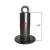 J Bryant Fitness 4.7 inch Length 2 inch Loading Pin LAT Pulley System Pulley Cable Machine Attachment Garage Gym Home Gym Workout Equipments Cable Machine Attachment Fit 2 inch Olympic Weight Plate view 3