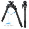 UTG PRO TBNR Bipod, 8.5"-11" Center Height, Picatinny, Black, one Size (TLUBP01) view 2