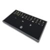 144 Foam Insert Ring Display Tray (Black Tray, Black Foam) - 1 Pack (14 x 8 x 1) Merchandising/ Jewelry Display/ Organizer/ Multi Purpose Tray view 1