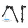 UTG Over Bore Bipod, 7"-11" Center Height, Picatinny, Black view 2