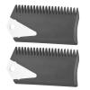 Surfboard Scraper Surf Wax Comb, 2pcs/Set Surfboard Wax Applicator, Surf Wax Remover Comb and Scraper, PVC for Surfing Board Skateboard view 1