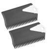 Surfboard Scraper Surf Wax Comb, 2pcs/Set Surfboard Wax Applicator, Surf Wax Remover Comb and Scraper, PVC for Surfing Board Skateboard view 4