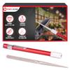 Fino Edge Serrated Knife Sharpener Rod - Retractable Diamond Sharpening Rod - Ultra Portable Diamond Knife Sharpener Rod - Mini Pocket Sharpener for Outdoor Hunting Fishing (FE-RDSR) view 1