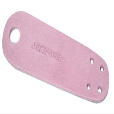 Sure-Grip Leather Roller Skate Toe Guards - Durable Protection & Universal Fit - Comes in Options - Ideal for Skating Maintenance & Personalization - Sold in Pairs (Light Pink)
