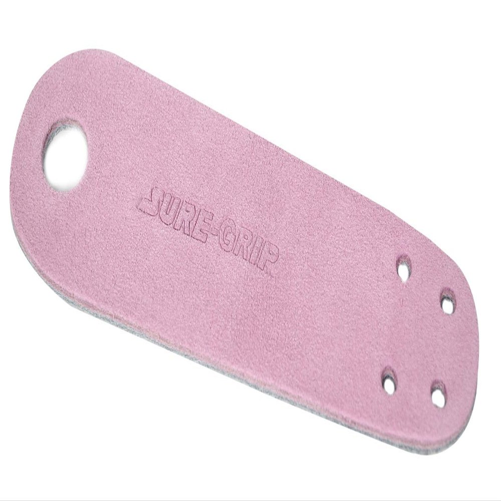 Sure-Grip Leather Roller Skate Toe Guards - Durable Protection & Universal Fit - Comes in Options - Ideal for Skating Maintenance & Personalization - Sold in Pairs (Light Pink)
