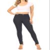 FashionJOA Casual Stretch Button Zip Closure Mid Rise Comfort Skinny Ponte Pants Charcoal S view 4