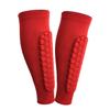 ESGTON Soccer Shin Guards for Youth Adult, Protective Gear Shin Brace Support for Football Basketball Volleyball Soccer Baseball-Red view 1