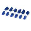 American Whistle Corporation Personal Safety Whistles with Lanyards - Emergency Whistles Family Pack - 6 Pack (Blue) view 1