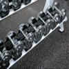 American Floor Mats 3/8in (9mm) Thick 10% Blue/Grey 4' x 9' Heavy Duty Rubber Rolls, Protective Exercise Mats, Home Gym Rubber Flooring view 3