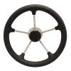 Boat Marine Stainless Steel 13-1/2 INCH Destroyer Steering Wheel with Foam Grip view 1