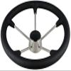 Boat Marine Stainless Steel 13-1/2 INCH Destroyer Steering Wheel with Foam Grip view 2