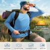 Roadbox Men's 2 Pack UV Sun Protection SPF UPF 50+ Long Sleeve Quick Dry Fishing Shirts Outdoor Rash Guard for Running Hiking Swimming view 3