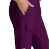 BARCO Greys Anatomy Classic Kira Scrub Jogger for Women  Indigo, 5-Pocket Yoga Style Mid-Rise Pants with Natural Stretch, Soil Release Fabric, and Super-Soft Finish  Large, Petite Fit view 2