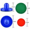 Coopay Air Hockey Pushers and Pucks, Air Hockey Paddles with Felt Bottoms, Goal Handles Paddles Replacement Accessories with a Drawstring Bag for Game Tables (4 Striker, 8 Red Puck Pack) view 4