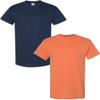 Gildan Men's Heavy Cotton Short Sleeve T Shirt, 2-Pack 2XL-Navy-Sunset view 1
