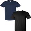 Gildan Men's Heavy Cotton Short Sleeve T Shirt, 2-Pack 2XL-Navy-Black view 1