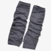 Flybloom Women'S Knitted Gloves Winter Warm Arm Gloves Half Finger Arm Gloves(Light Grey) view 2