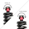 LvTu Scooter Folding XC Soft Tail Bike Rear Shock Absorber Spring Damper 125mm/ 150mm/ 165mm/ 190mm with Bushing Screw (Size : 125mm/550Lbs) view 4