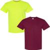 Gildan Men's Heavy Cotton Short Sleeve T Shirt, 2-Pack 2XL-SafetyGreen-Maroon view 1