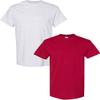 Gildan Men's Heavy Cotton Short Sleeve T Shirt, 2-Pack XL-Ash-Cardinal view 1