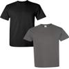 Gildan Men's Heavy Cotton Short Sleeve T Shirt, 2-Pack XL-Black-Charcoal view 1