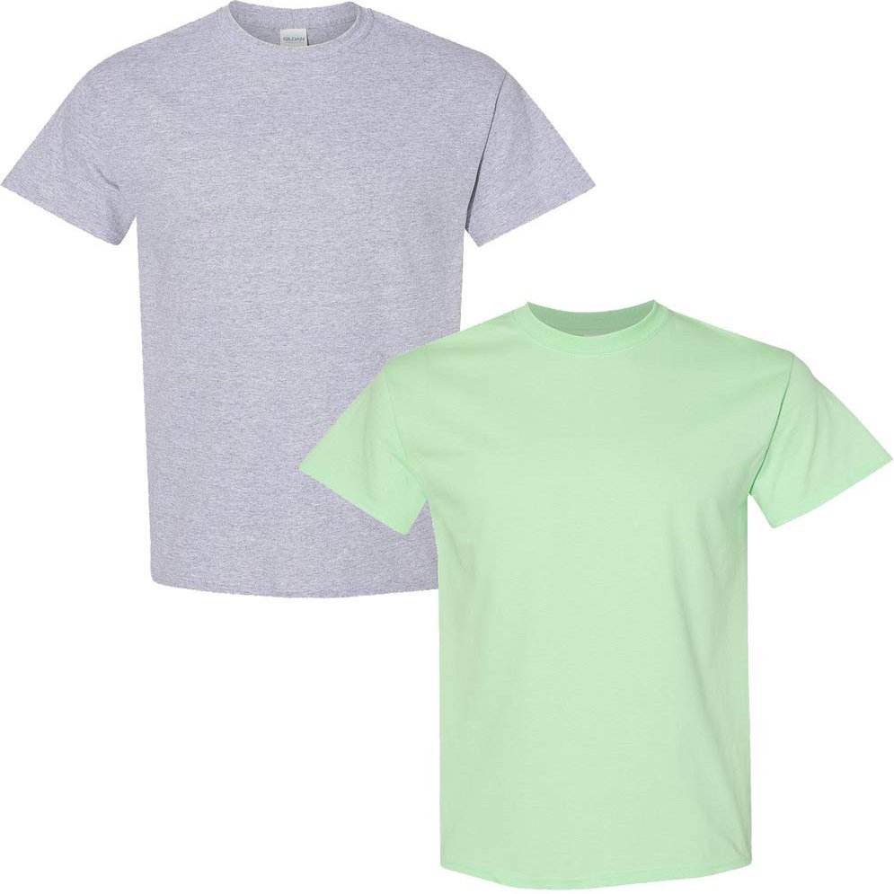 Gildan Men's Classic, 2-Pack XL-Sportgrey-Mint
