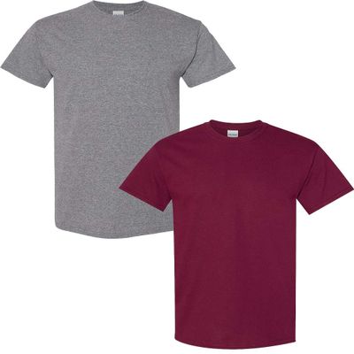Gildan Men's Classic, 2-Pack 2XL-Graphite-Maroon