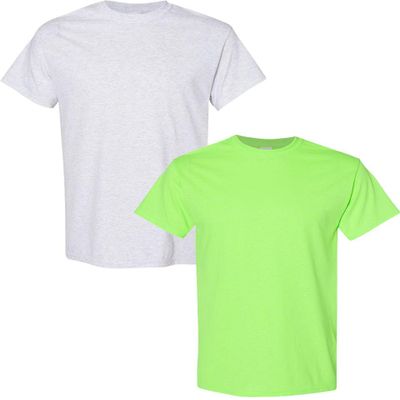 Gildan Men's Classic, 2-Pack XL-Ash-Neon