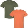Gildan Men's Heavy Cotton Short Sleeve T Shirt, 2-Pack LRG-Military-Sunset view 1