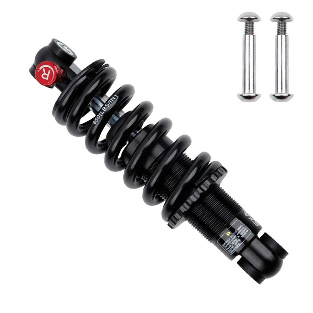 LvTu Mountain Bike Shock Absorber 125/150/165/190 Mm Rear Spring for Scooter Folding Electric (Size : 165mm/650Lbs)