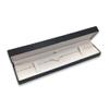 1 Qty - Premium Midnight-Black Textured Bracelet/Watch Jewelry Box w/matching Ribbon Gift Packer included view 1