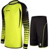 KELME Soccer Goalie Jersey Padded Uniform Kit - Goalkeeper Jersey, Shorts & Socks - Mens Football Padded Shirt - Kids and Adult Sizes (Yellow (No Socks), Large) view 1