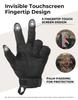 KEMIMOTO Tactical Gloves for Men, Touchscreen Motorcycle Gloves with Hard Shell & Palm Padding for Sports Motorcycle Cycling Tactical Airsoft Paintball Hunting Hiking Camping Climbing (Black,Large) view 3