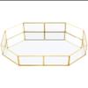 Cosmetic Storage Box, Mirrored Glass Tray Jewelry Organizer, for Makeup Jewelry -S view 2