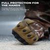 KEMIMOTO Tactical Gloves for Men, Touchscreen Motorcycle Gloves with Hard Shell & Palm Padding for Sports Motorcycle Cycling Tactical Airsoft Paintball Hunting Hiking Camping Climbing (Brown,Medium) view 2