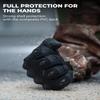 KEMIMOTO Tactical Gloves for Men, Touchscreen Motorcycle Gloves with Hard Shell & Palm Padding for Sports Motorcycle Cycling Tactical Airsoft Paintball Hunting Hiking Camping Climbing (Black,Medium) view 2